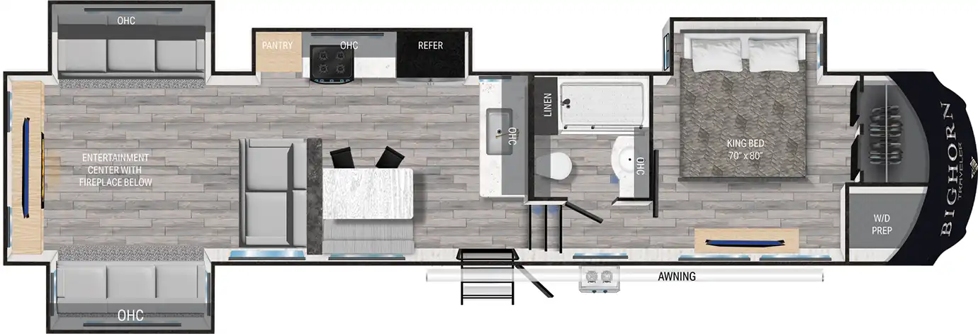 Bighorn 37RD Floor Plan
