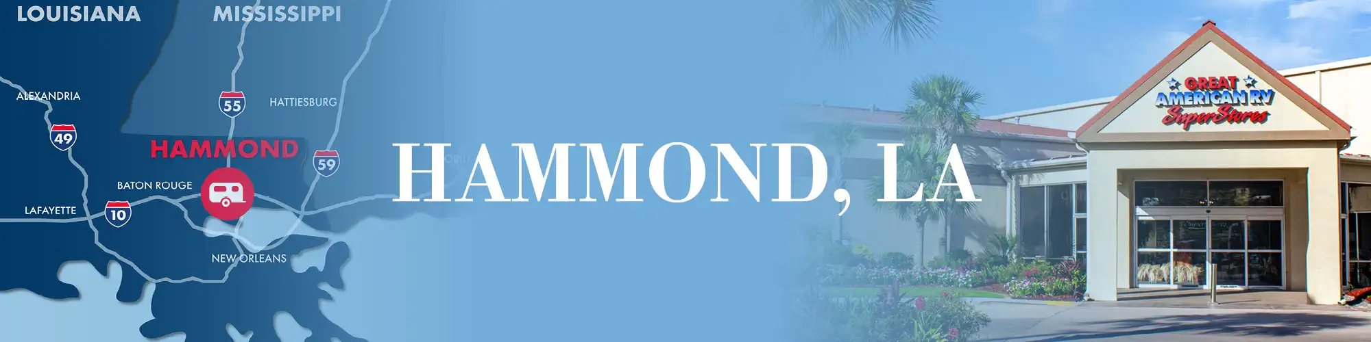 Location Landing Page Header - Hammond